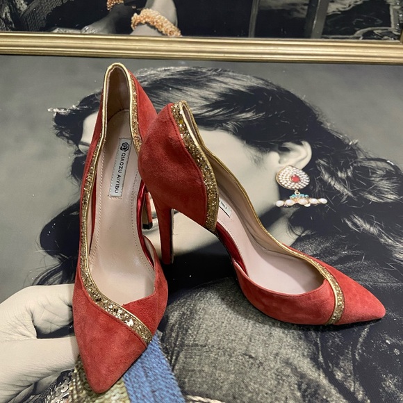 Vero  Cuoio Glitter Heels. Size - 205 . EUR - 36. - Picture 3 of 14